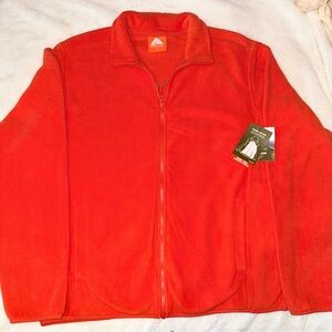 Ozark Trail Vibrant Orange Fleece Jacket